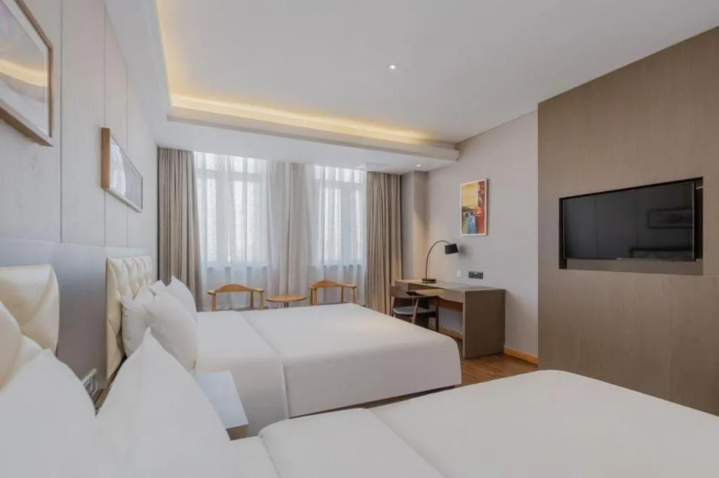 Bed in Yitel Shanghai Hongqiao Railway Station National Convention and Exhibition Center