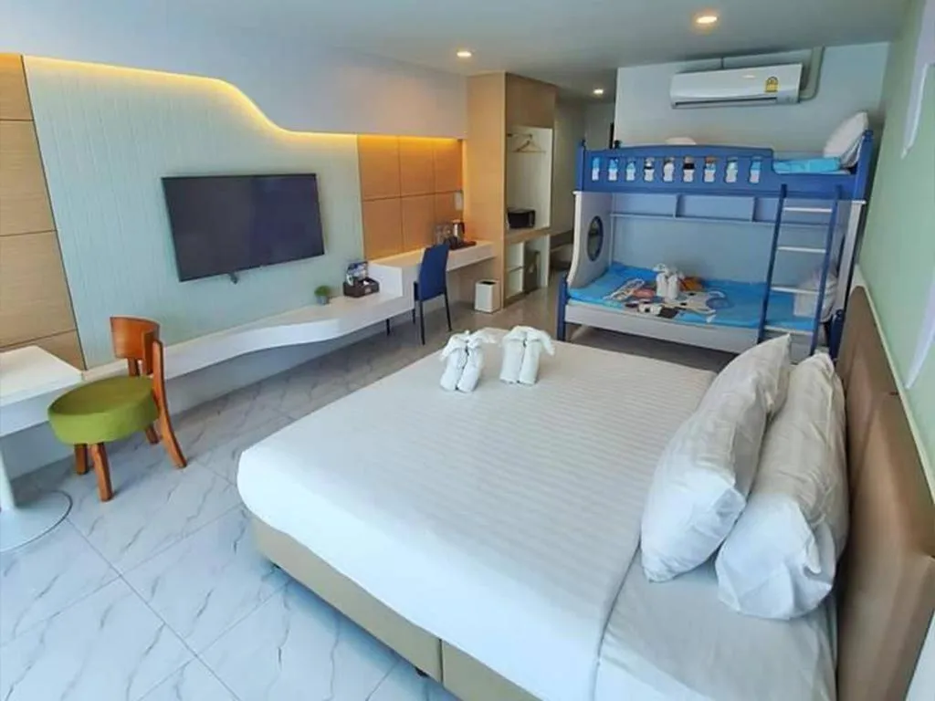 Bed in The Bed Vacation Rajamangala Hotel