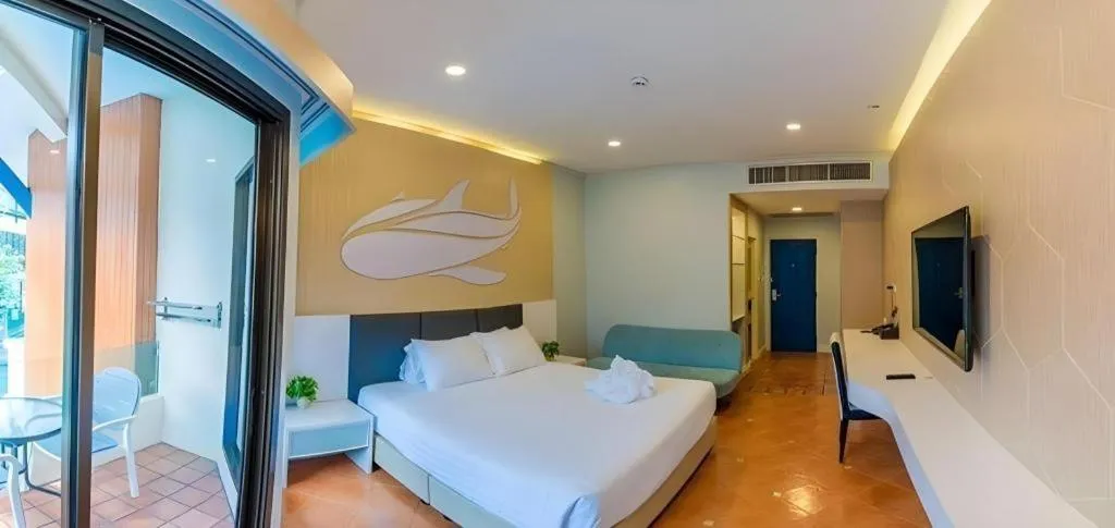 Bed in The Bed Vacation Rajamangala Hotel