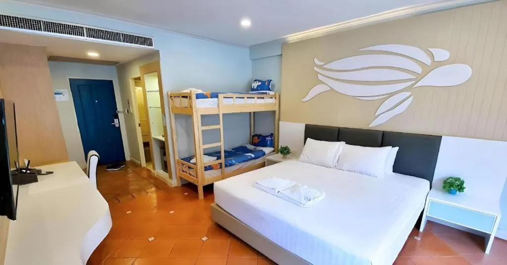 Bed in The Bed Vacation Rajamangala Hotel