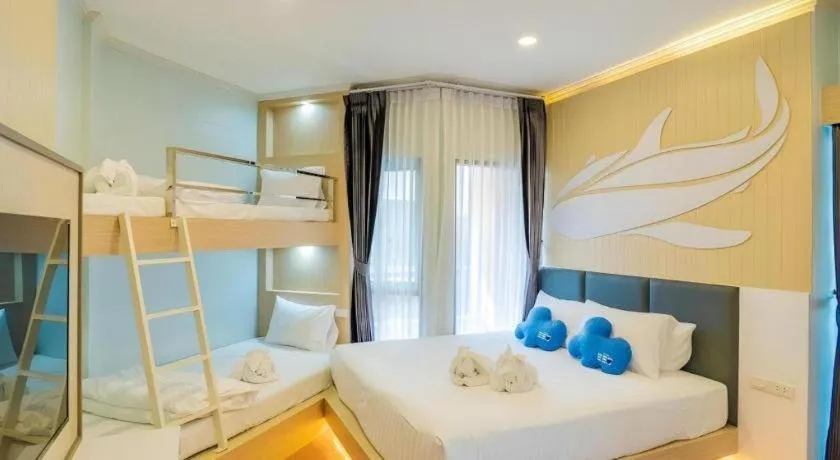 Bed in The Bed Vacation Rajamangala Hotel