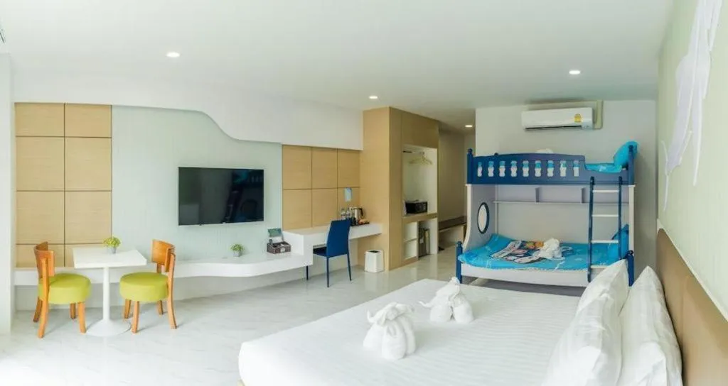 Bed in The Bed Vacation Rajamangala Hotel