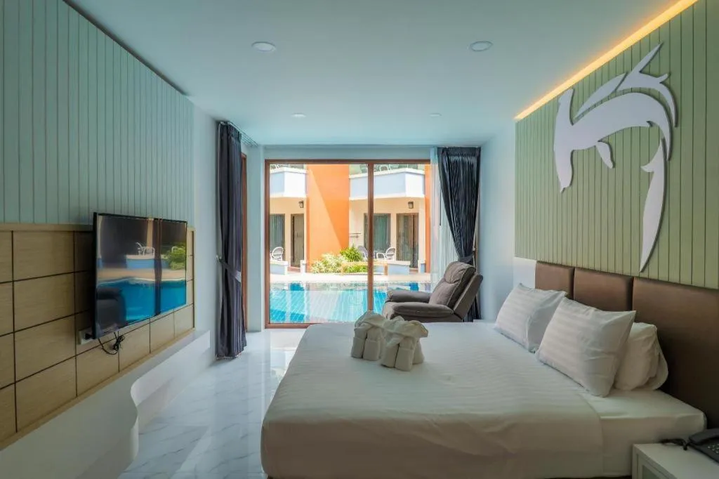 Bed in The Bed Vacation Rajamangala Hotel