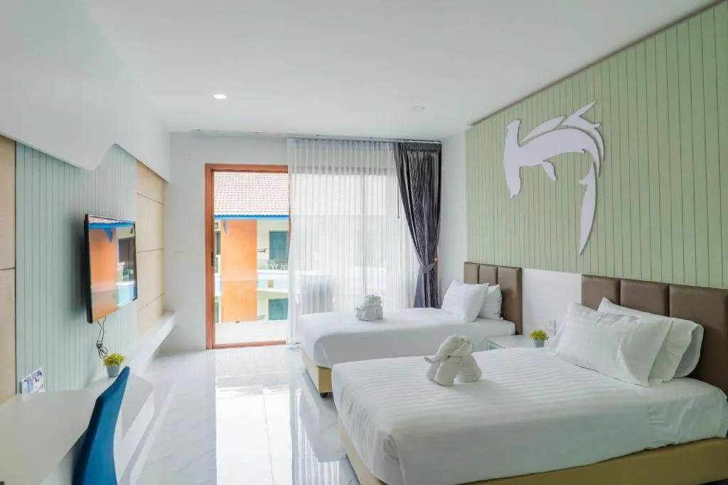 Bed in The Bed Vacation Rajamangala Hotel