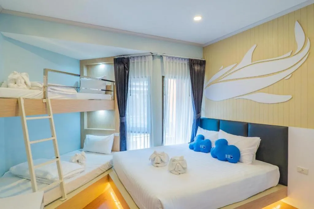 Bed in The Bed Vacation Rajamangala Hotel