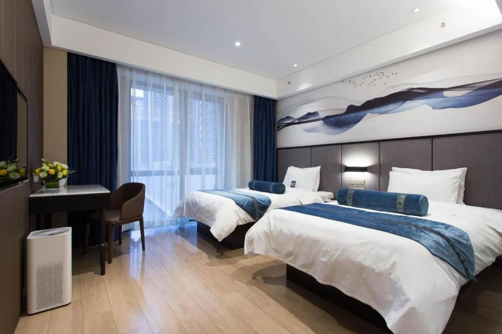 Bed in Yitel Shenyang Hunnan Olympic Sports Center Wanda Plaza