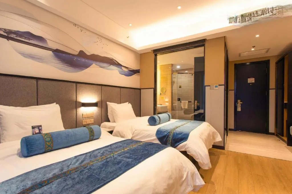 Bed in Yitel Shenyang Hunnan Olympic Sports Center Wanda Plaza