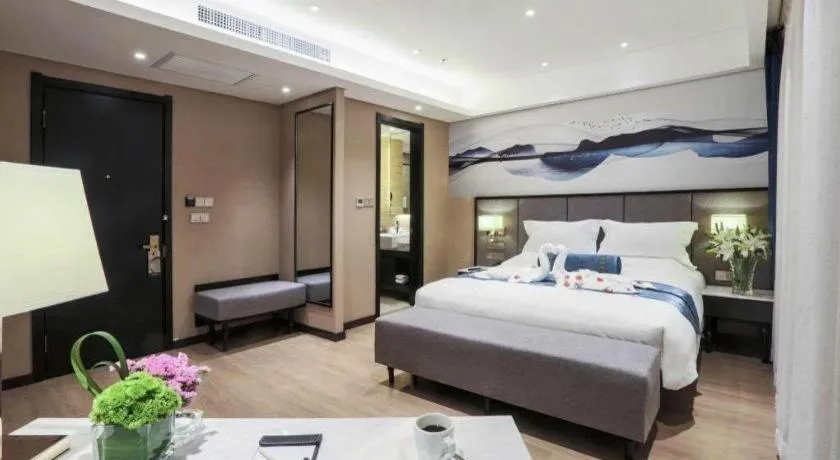 Bed in Yitel Shenyang Hunnan Olympic Sports Center Wanda Plaza
