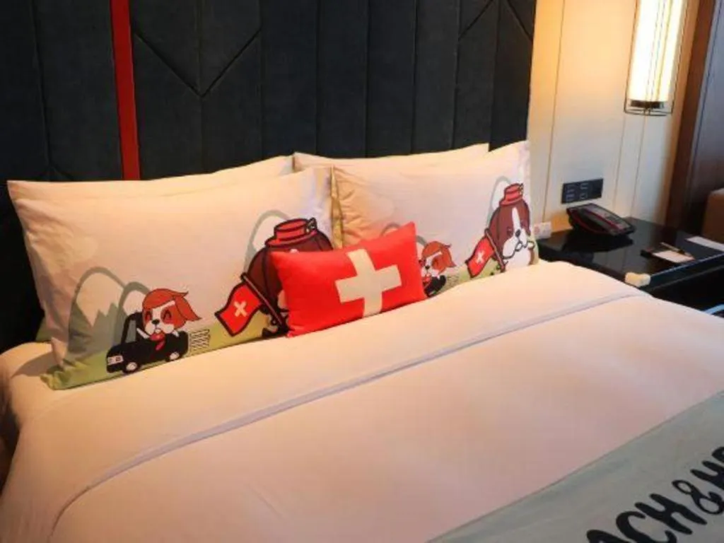 Bed in Swisstouches Hotel Ankang