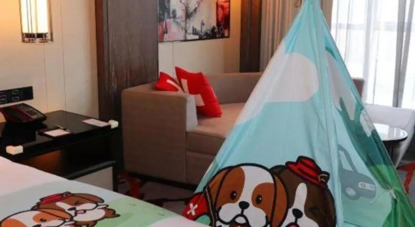 Bed in Swisstouches Hotel Ankang