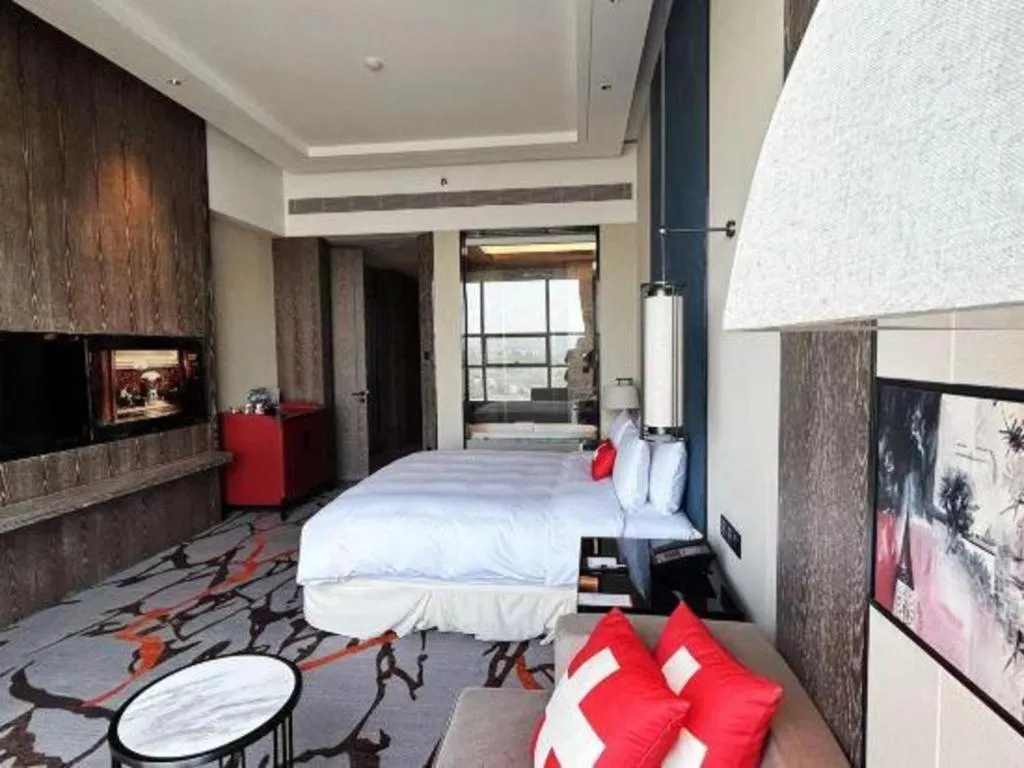 Bed in Swisstouches Hotel Ankang