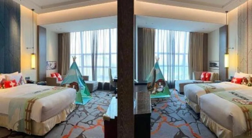 Bed in Swisstouches Hotel Ankang