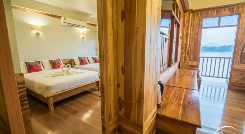 Bed in BankongRimkhong Chiangkhan - Adult Only