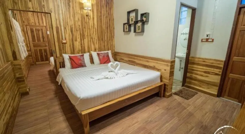 Bed in BankongRimkhong Chiangkhan - Adult Only