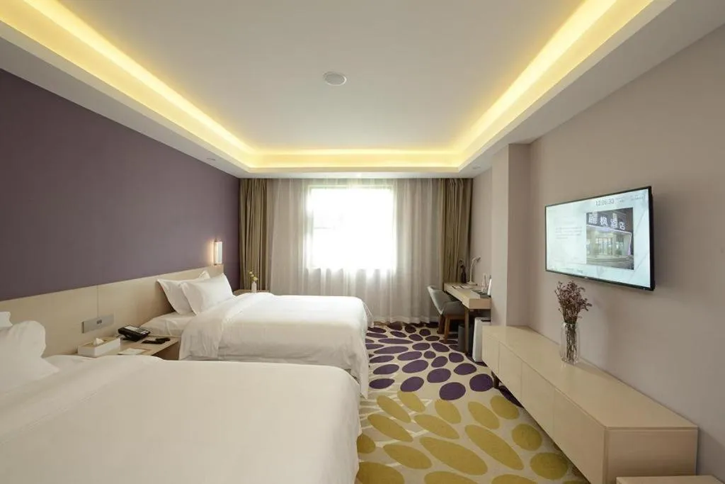 Bed in Lavande Hotel Wuhan Huazhong Normal University Guangbutun Metro Station