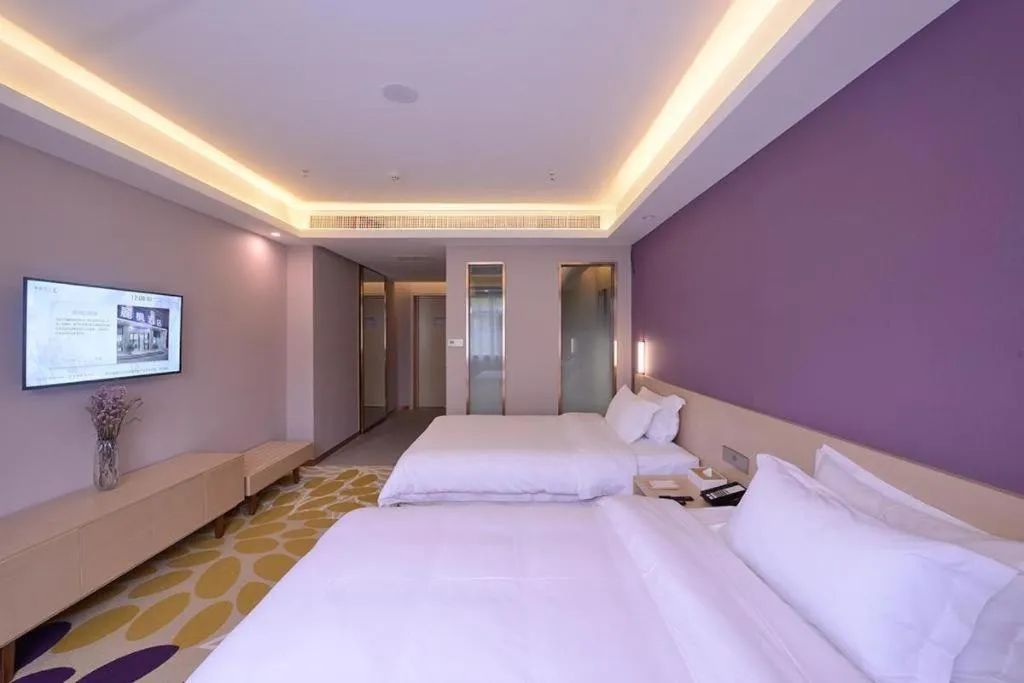 Bed in Lavande Hotel Wuhan Huazhong Normal University Guangbutun Metro Station