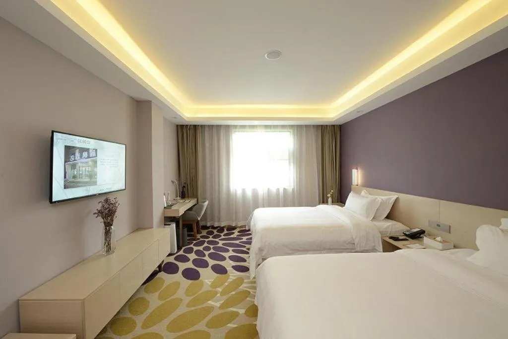 Bed in Lavande Hotel Wuhan Huazhong Normal University Guangbutun Metro Station