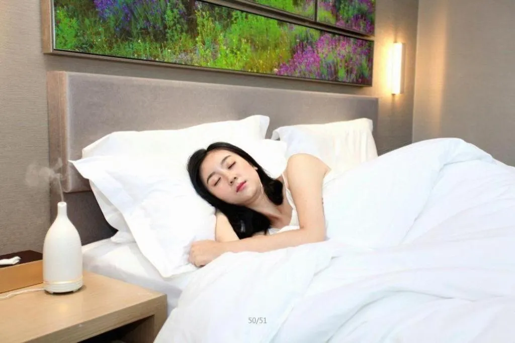 Bed in Lavande Hotels Changzhi City God Temple