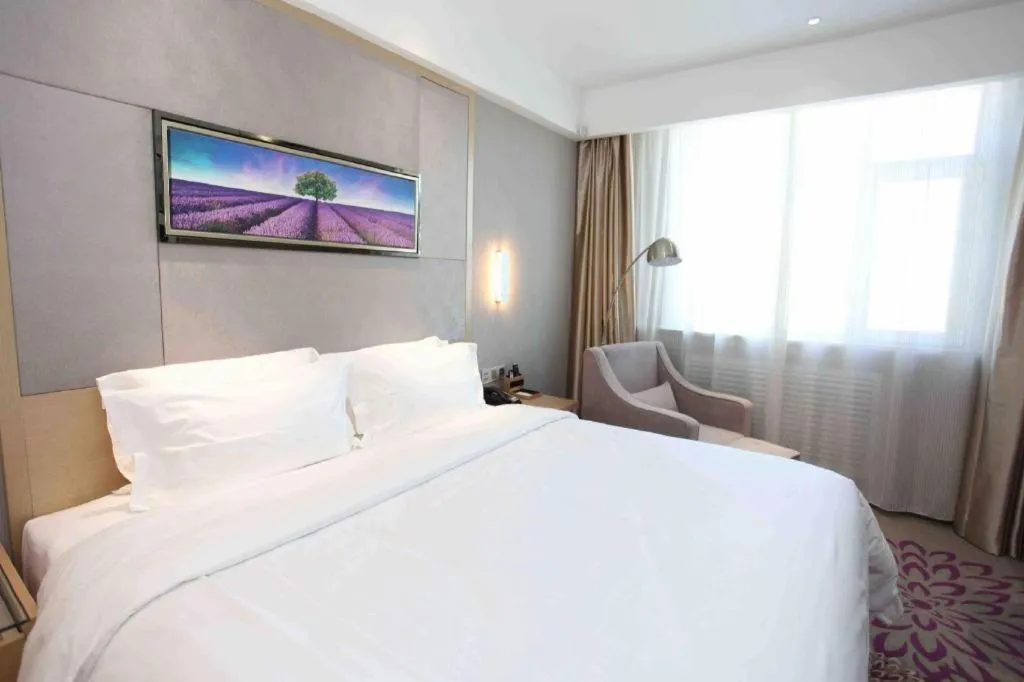 Bed in Lavande Hotels Changzhi City God Temple