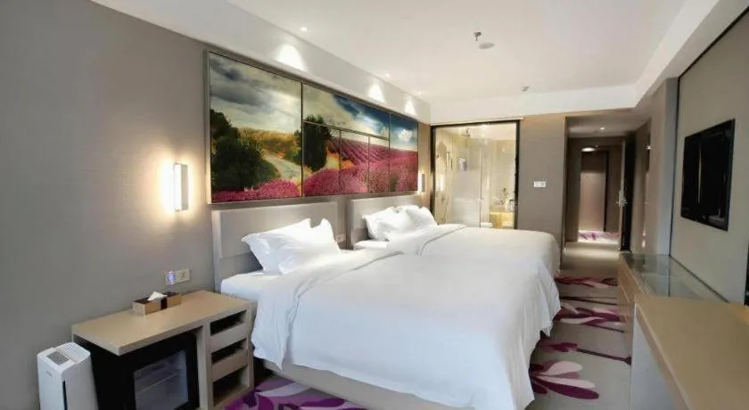 Bed in Lavande Hotels Changzhi City God Temple