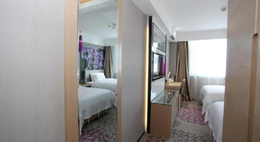 Bed in Lavande Hotels Changzhi City God Temple