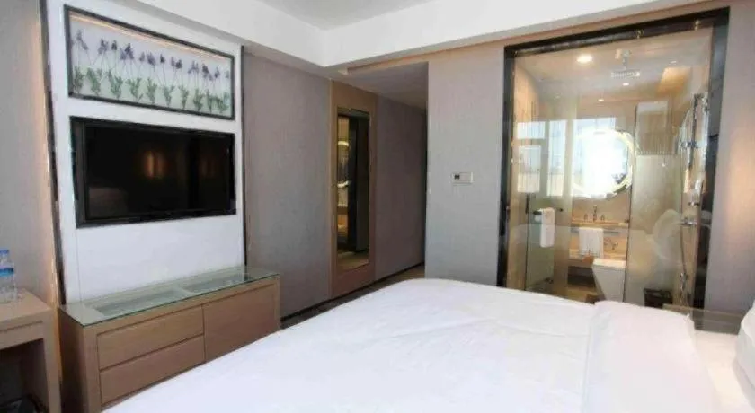 Bed in Lavande Hotels Changzhi City God Temple