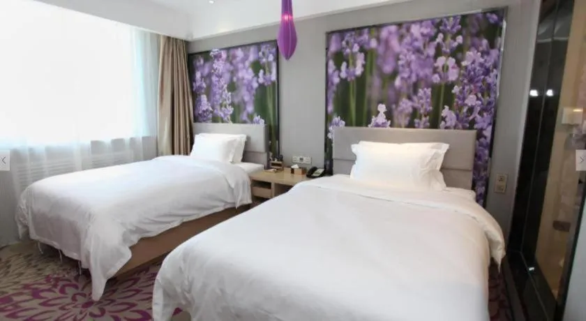 Bed in Lavande Hotels Changzhi City God Temple