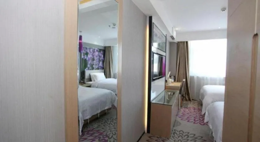 Bed in Lavande Hotels Changzhi City God Temple