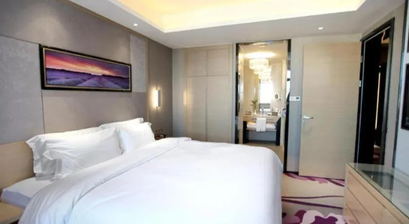 Bed in Lavande Hotels Changzhi City God Temple