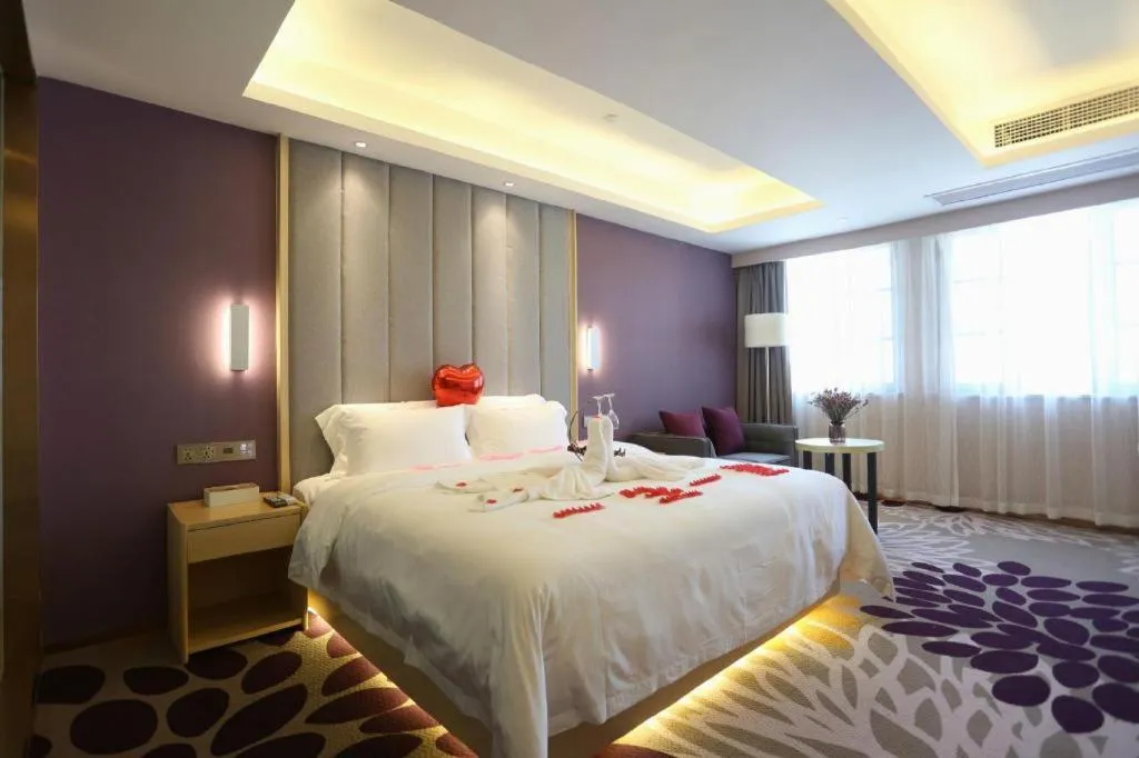 Bed in Lavande Hotels Jingshan Bus Station