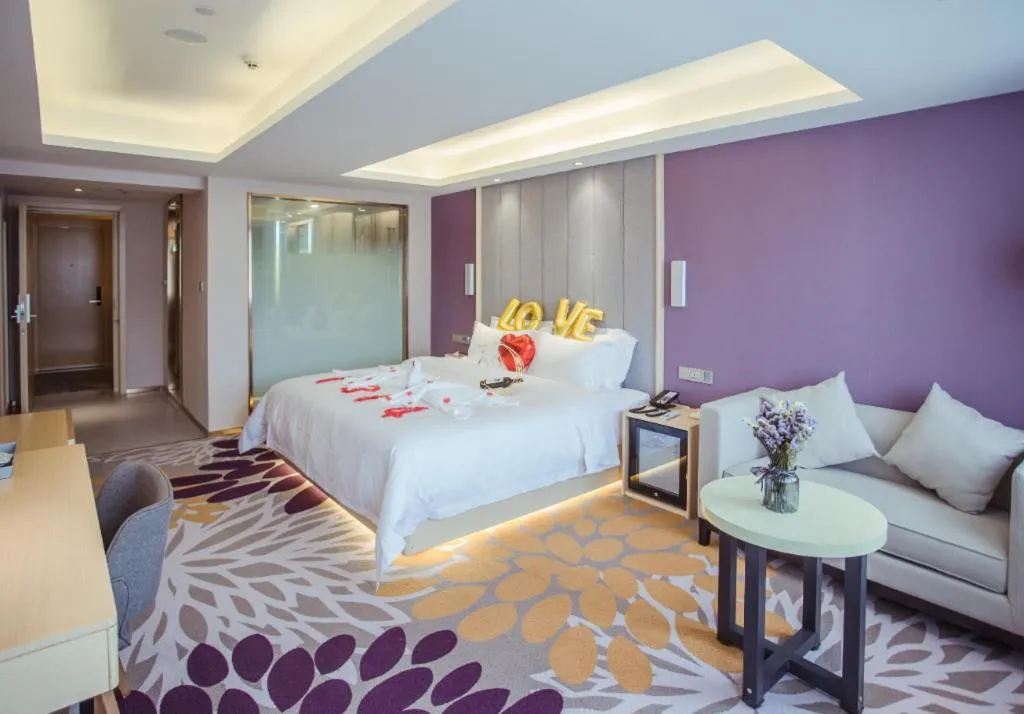 Bed in Lavande Hotels Jingshan Bus Station