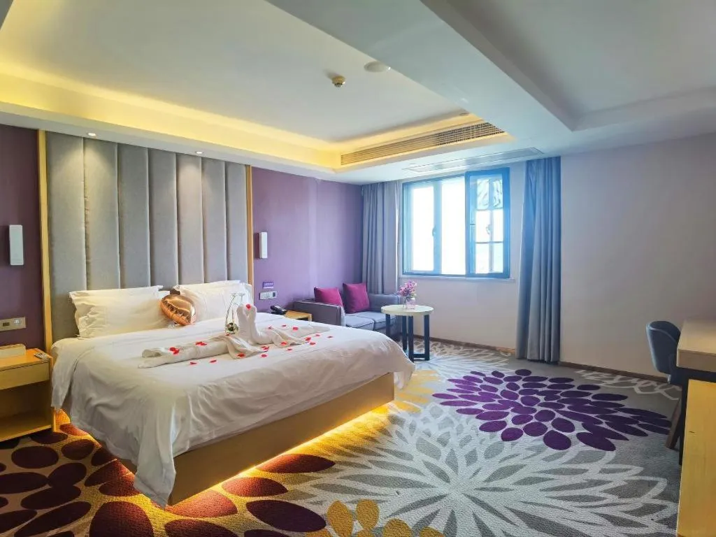 Bed in Lavande Hotels Jingshan Bus Station