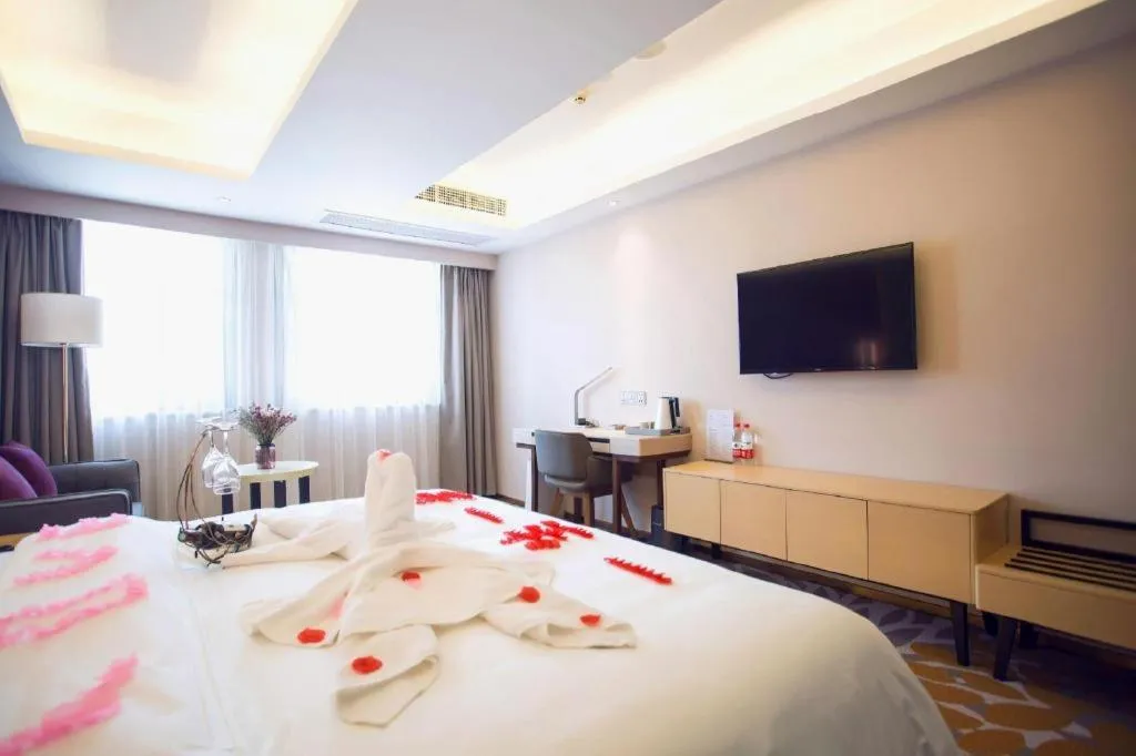 Bed in Lavande Hotels Jingshan Bus Station