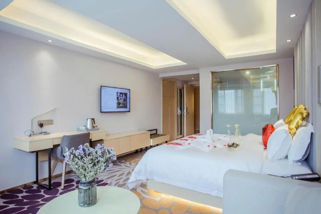 Bed in Lavande Hotels Jingshan Bus Station