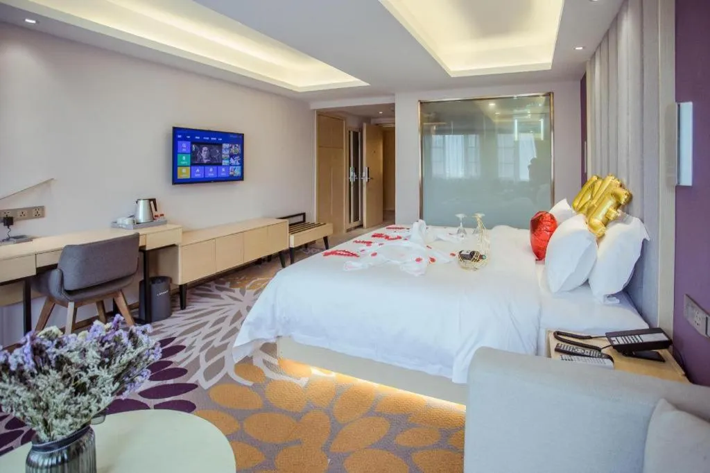 Bed in Lavande Hotels Jingshan Bus Station