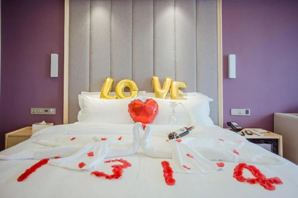 Bed in Lavande Hotels Jingshan Bus Station