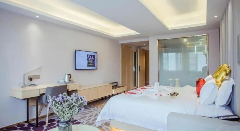 Bed in Lavande Hotels Jingshan Bus Station