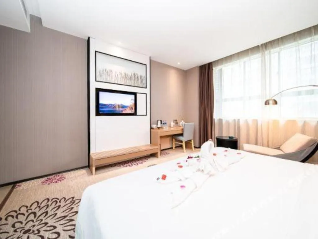 Bed in Lavande Hotel Xi'an 1st Fengcheng Road Municipal Library Metro Station