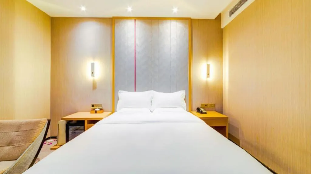 Bed in Lavande Hotel Xi'an 1st Fengcheng Road Municipal Library Metro Station