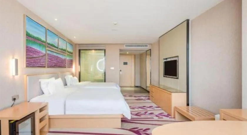Bed in Lavande Hotels Guangzhou Jiahe Wanggang Metro Station Junhe Avenue