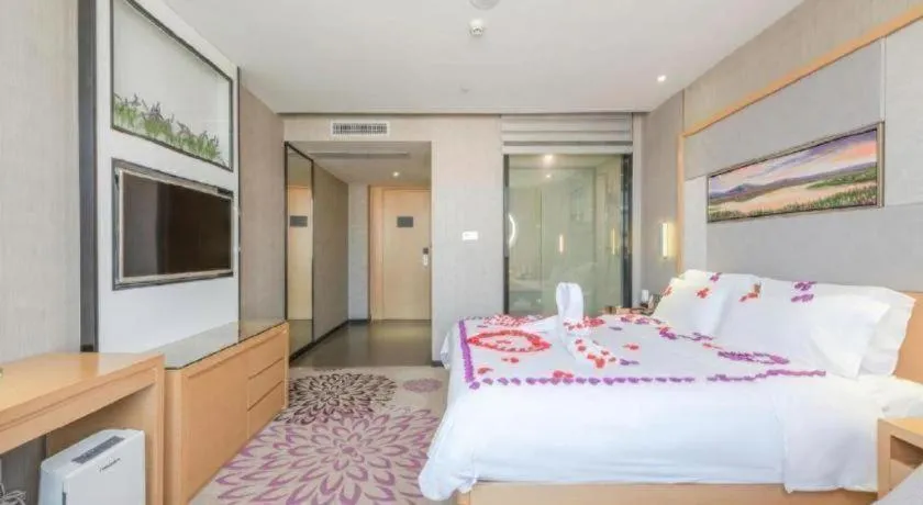 Bed in Lavande Hotels Guangzhou Jiahe Wanggang Metro Station Junhe Avenue