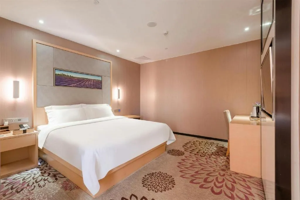 Bed in Lavande Hotels Guangzhou Jiahe Wanggang Metro Station Junhe Avenue