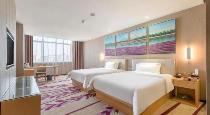 Bed in Lavande Hotels Guangzhou Jiahe Wanggang Metro Station Junhe Avenue
