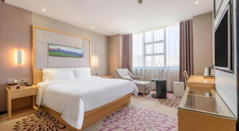 Bed in Lavande Hotels Guangzhou Jiahe Wanggang Metro Station Junhe Avenue