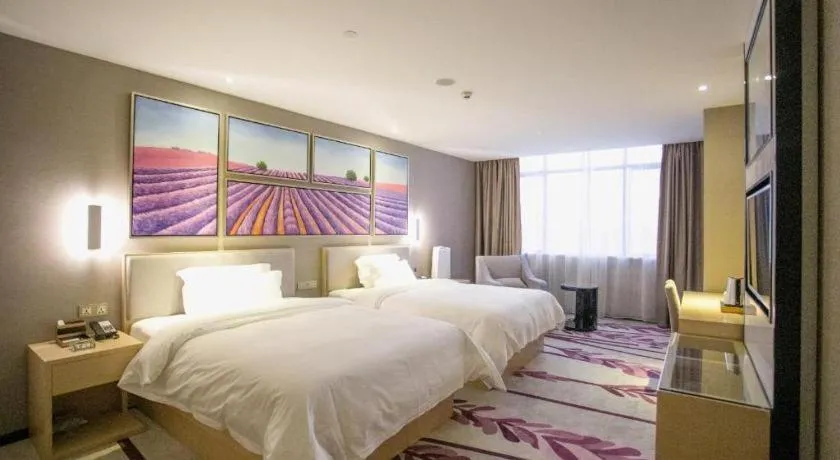 Bed in Lavande Hotels Guangzhou Jiahe Wanggang Metro Station Junhe Avenue
