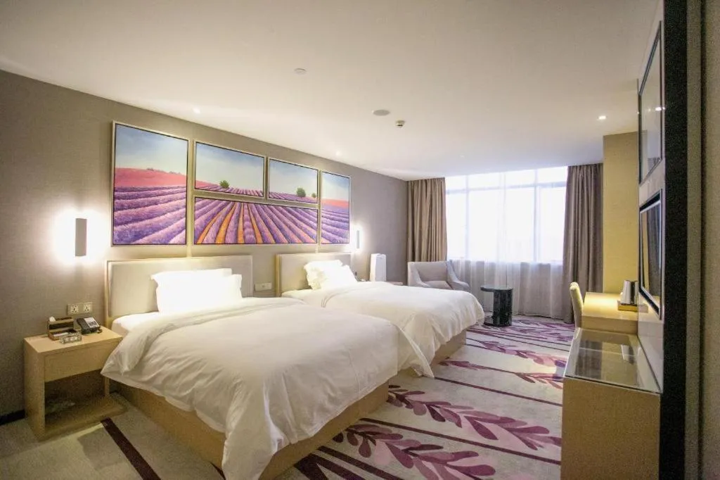 Bed in Lavande Hotels Guangzhou Jiahe Wanggang Metro Station Junhe Avenue