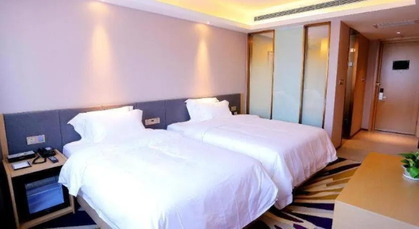 Bed in Lavande Hotels Harbin Railway Station Zhanqian Square