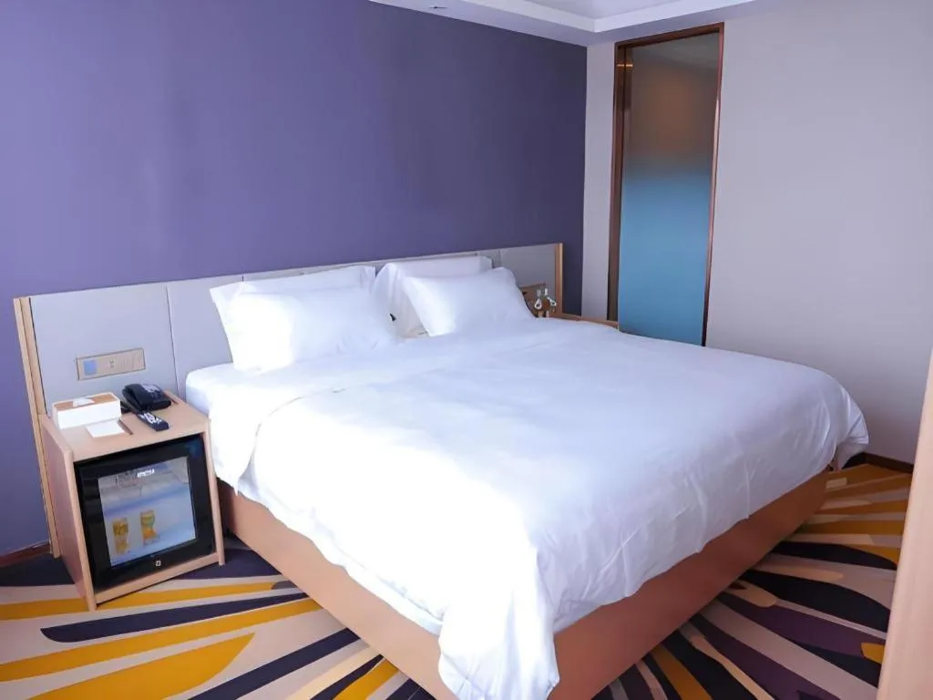 Bed in Lavande Hotels Harbin Railway Station Zhanqian Square