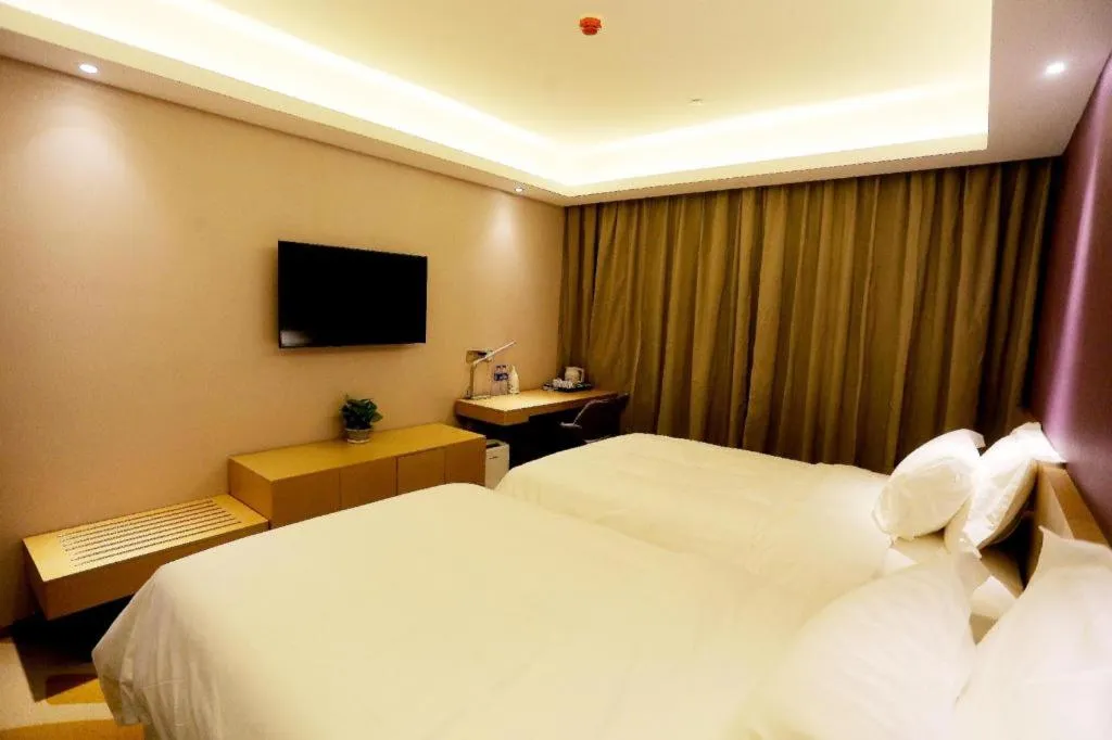 Bed in Lavande Hotels Harbin Railway Station Zhanqian Square