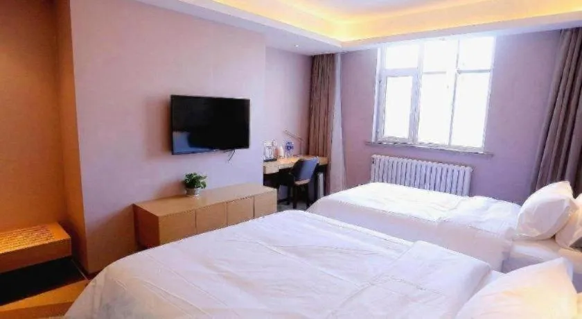 Bed in Lavande Hotels Harbin Railway Station Zhanqian Square